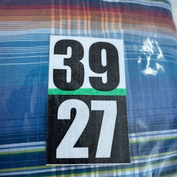 Duluth Trading Co Mens Blue Plaid Short Button-Up Shirt M 100% Cotton 3927 - Picture 6 of 7